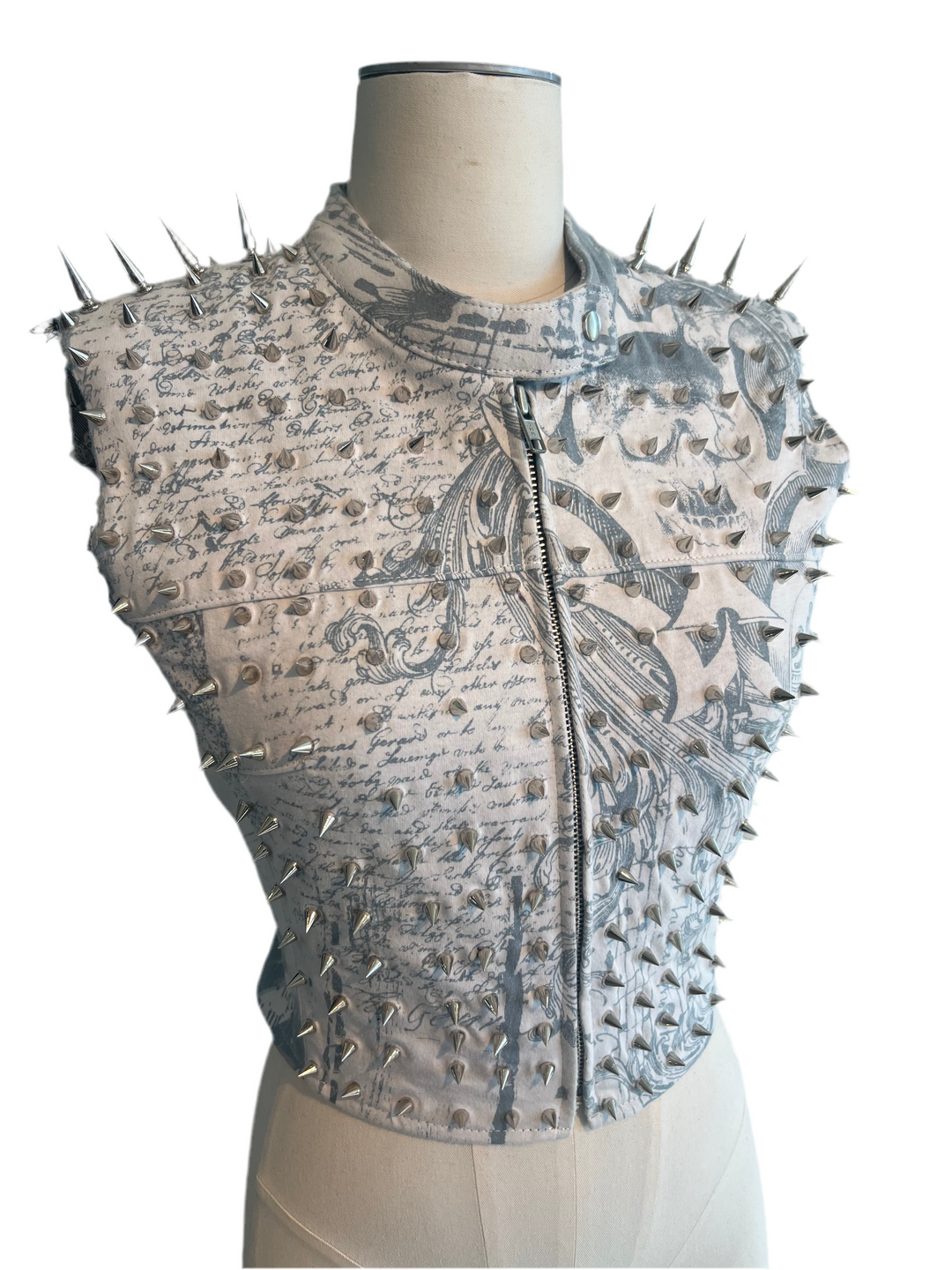 Spiked Out Jigsaw Moto Jacket