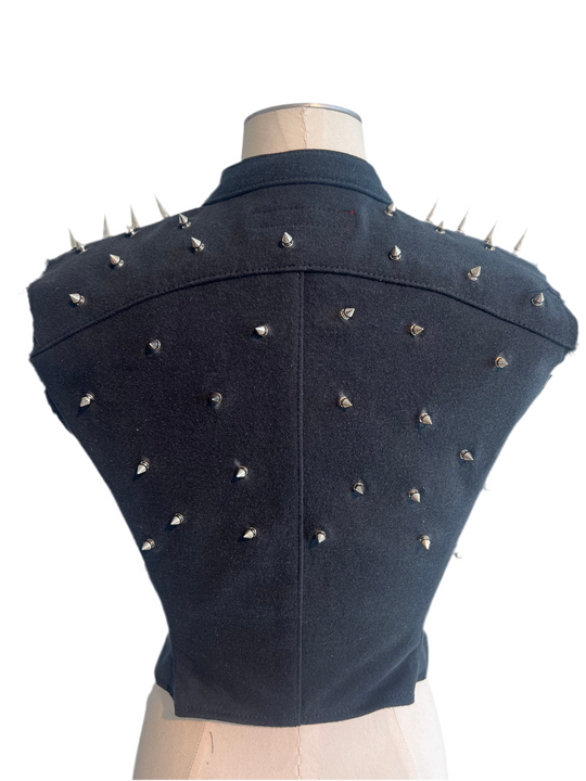 Metallica Spiked Moto Vest (red)