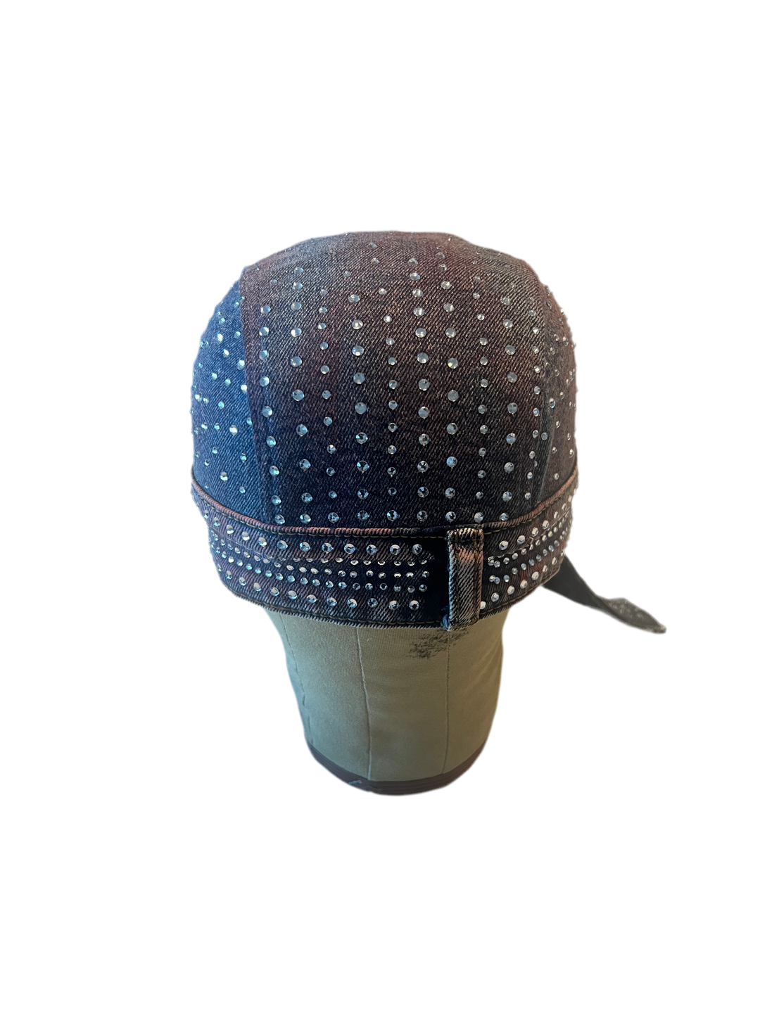 Denim Moto Cap (Red and Blue) MADE-TO-ORDER