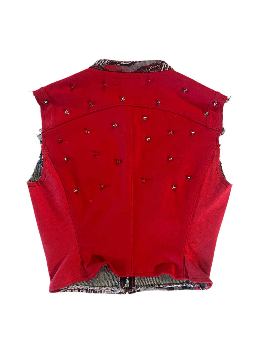 America Spiked Moto Vest