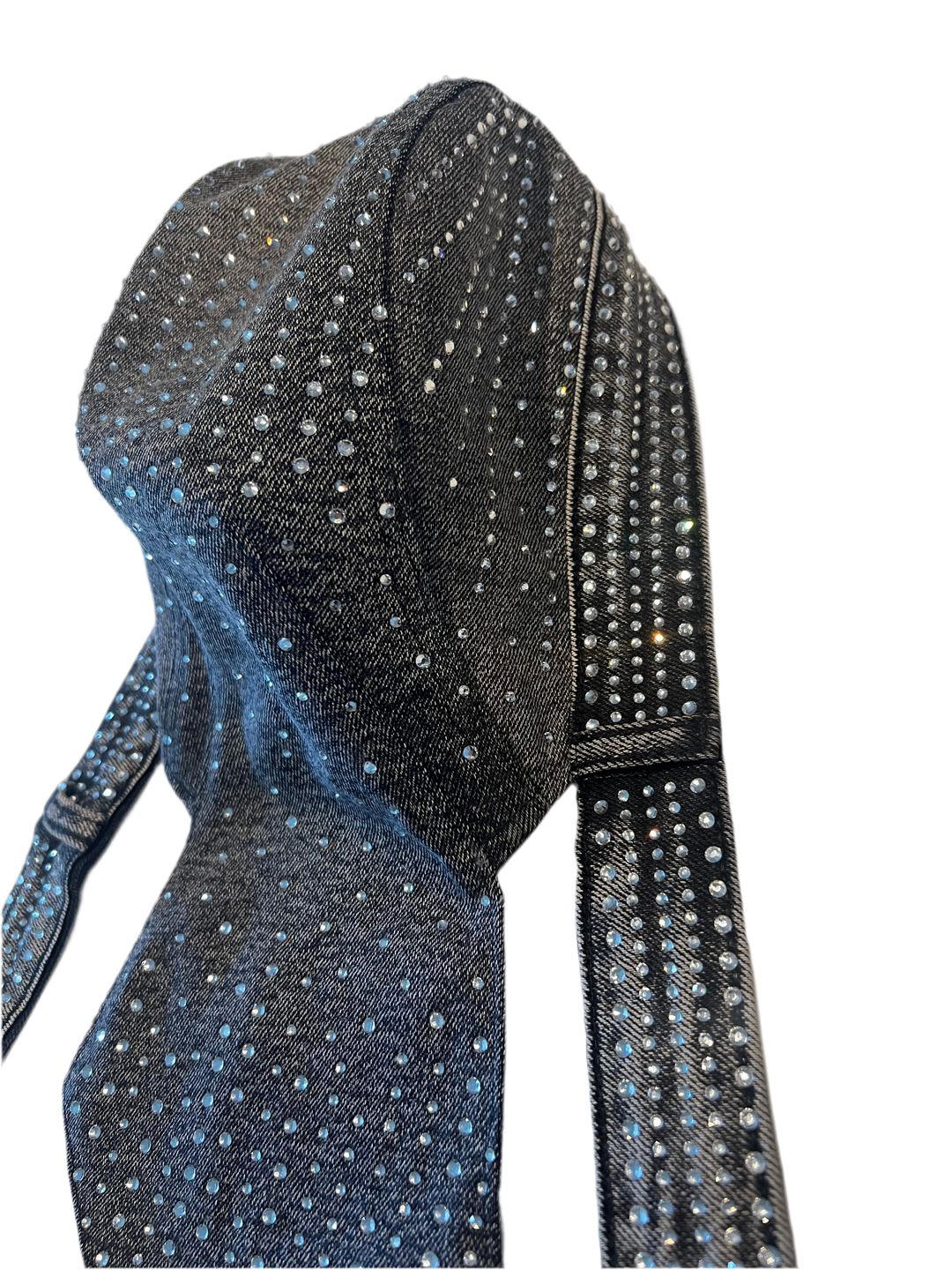 Denim Moto Cap (GREY) MADE-TO-ORDER