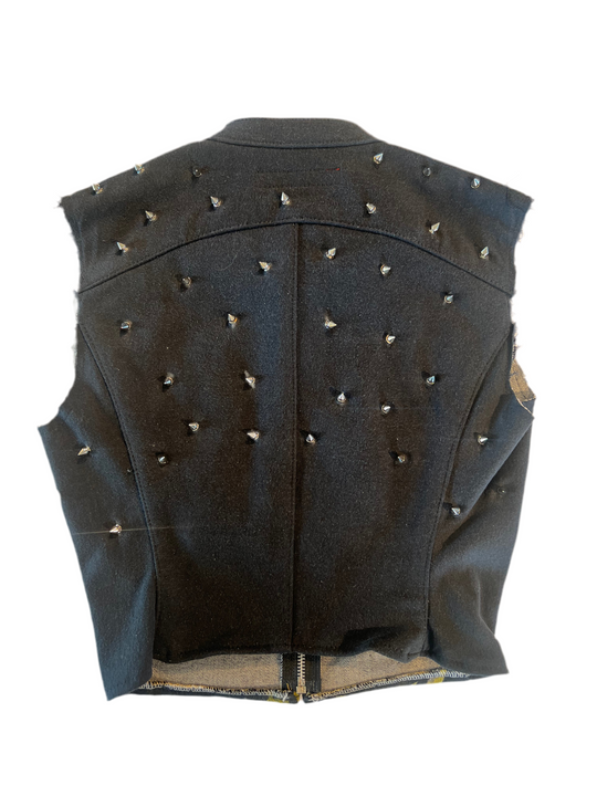 Metallica Spiked Moto Vest (red)