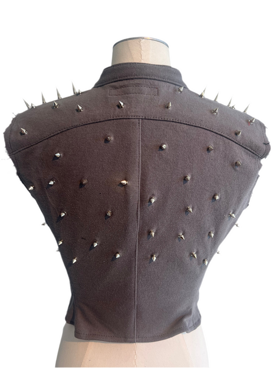 Aerosmith Spiked Moto Vest