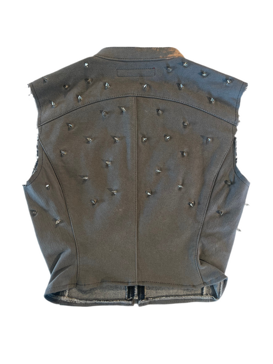 Kiss Spiked Moto Vest