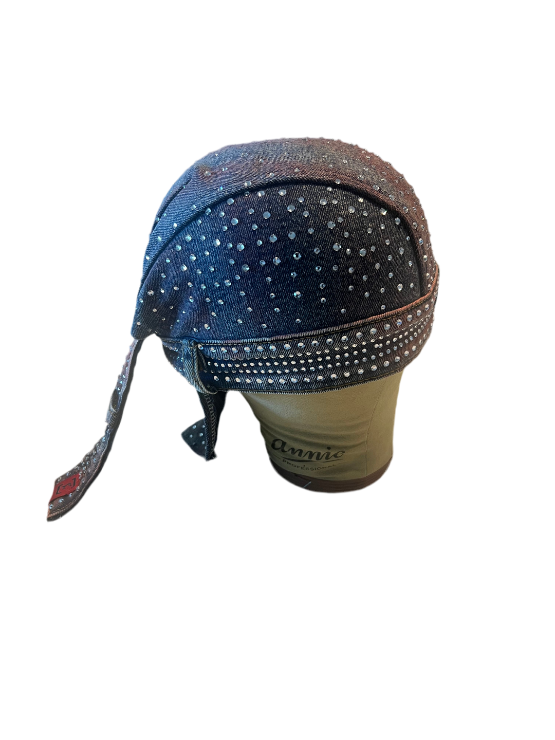Denim Moto Cap (Red and Blue) MADE-TO-ORDER