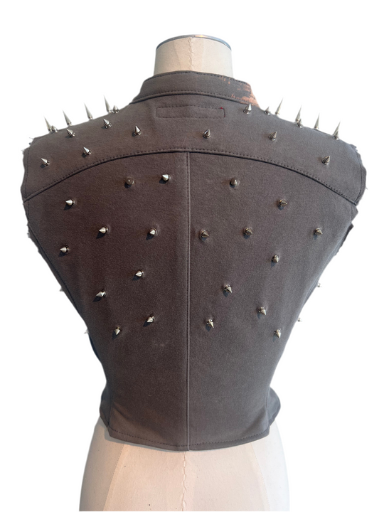 Kiss Spiked Moto Vest