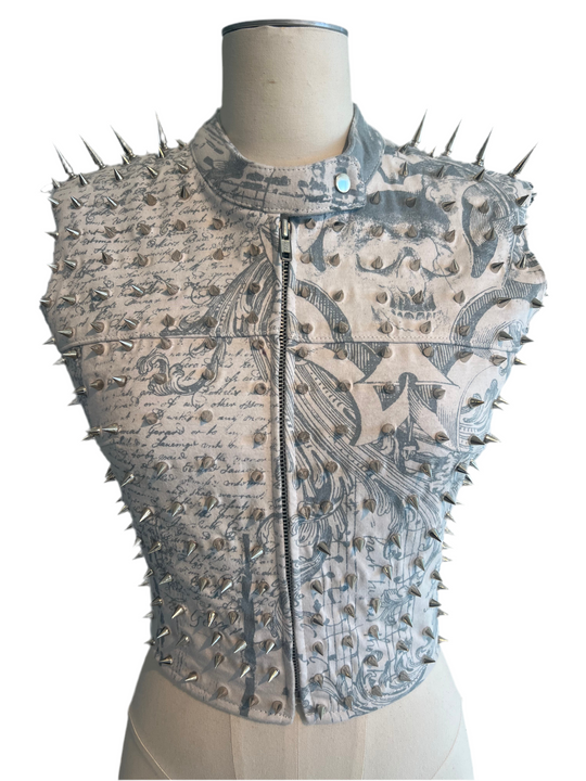 Spiked Out Jigsaw Moto Jacket