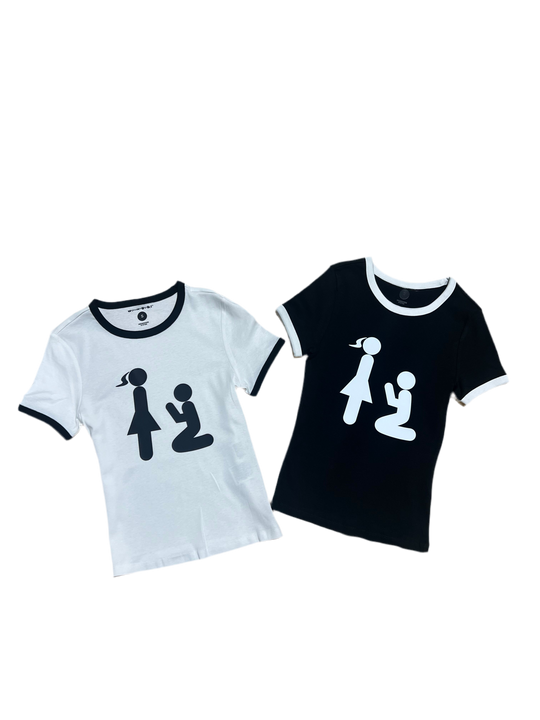 On His Knees Begging Tee