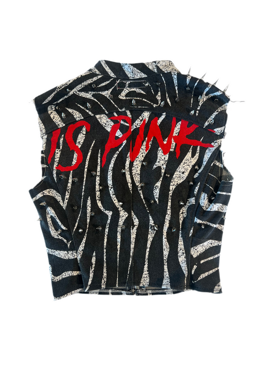 Paris is Punk Spiked Moto Vest