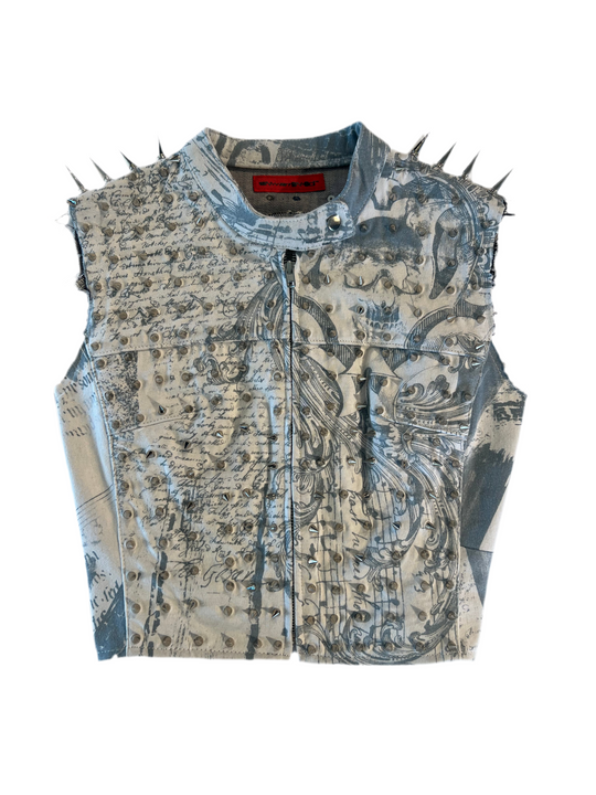 Spiked Out Jigsaw Moto Jacket