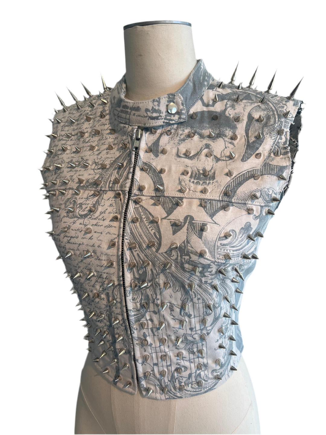 Spiked Out Jigsaw Moto Jacket