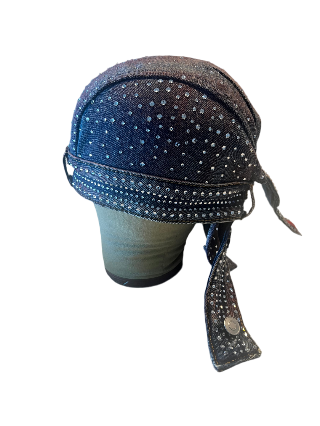 Denim Moto Cap (Red and Blue) MADE-TO-ORDER