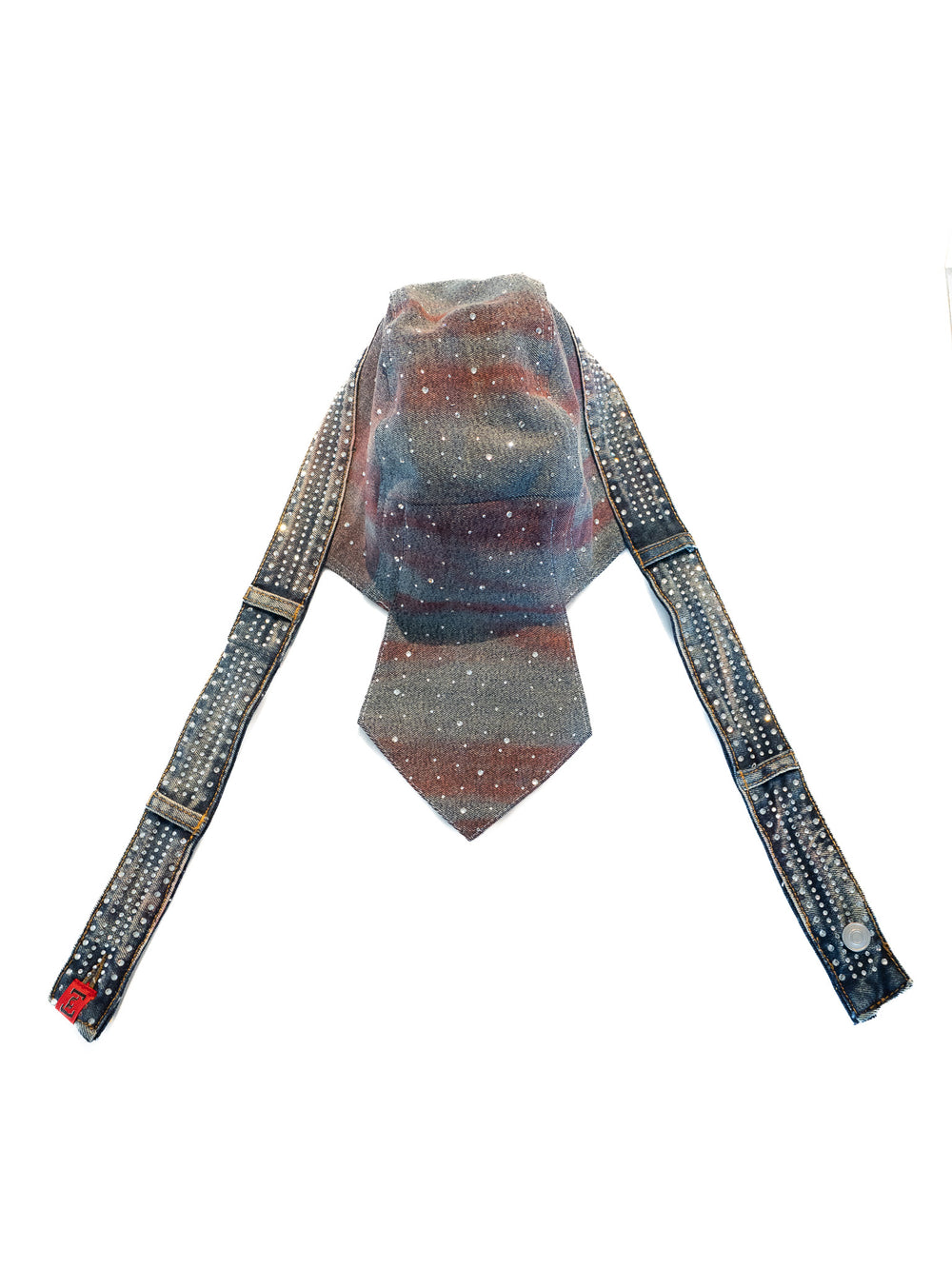 Denim Moto Cap (Red and Blue) MADE-TO-ORDER