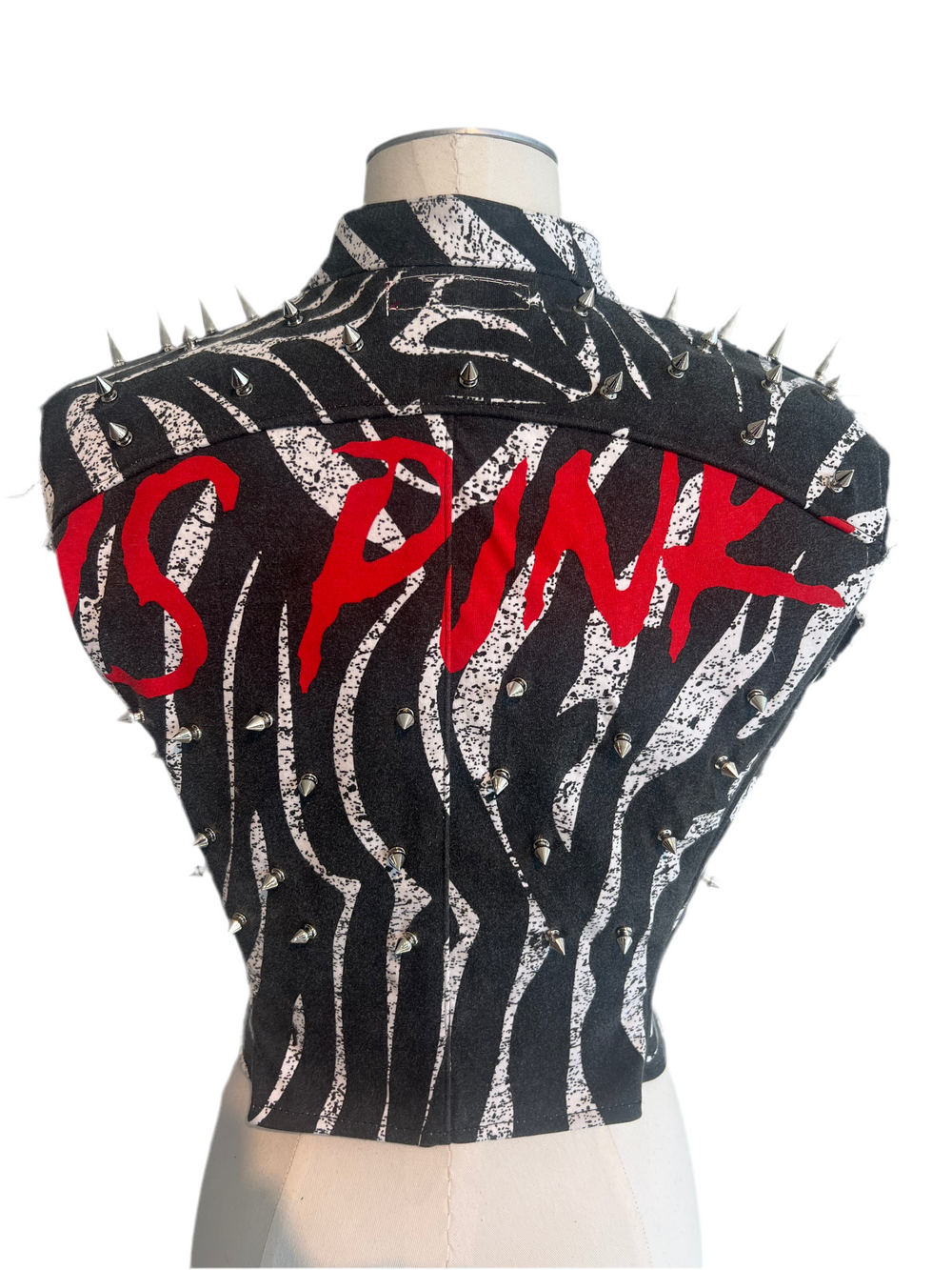 Paris is Punk Spiked Moto Vest
